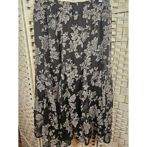 Cirana Womens Lined Floral Skirt XL Romantic Bloomcore